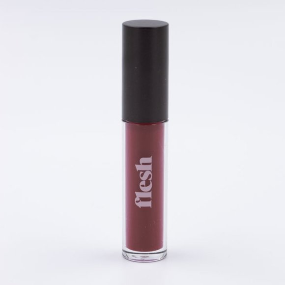 Flesh Hot Sauce Lip Gloss A Snow Globe Muted Plum‎ - Picture 1 of 1